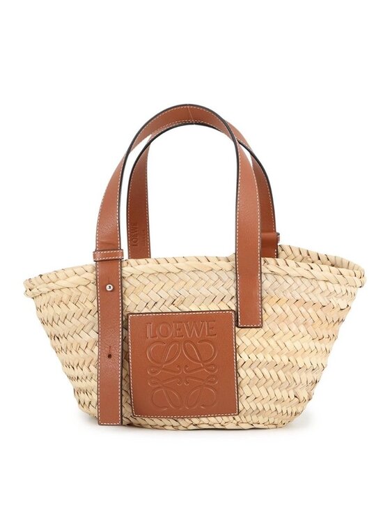 Loewe Handbags - Loewe Handbag Basket Bag Small Raffia Leather